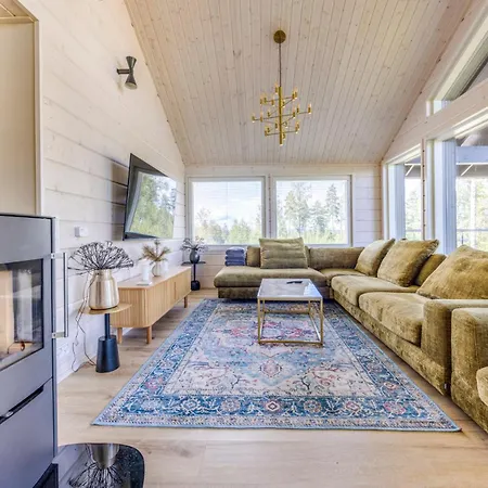 Havu Incl Bed Linen And Towels, Sauna, Jacuzzi For Extra Fee Villa Himos